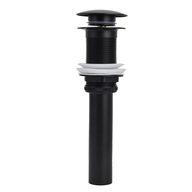 Colador de fregadero emergente para cocina y baño, tapón de drenaje de lavabo negro mate