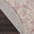 thumbnail image 6 of 5' Cream Round Damask Power Loom Area Rug, 6 of 8