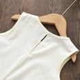 thumbnail image 7 of Cethrio Summer Dresses for Girl 2026, School Sleeveless Crew Neck Casual Kids Midi Dresses Beige Size 7-8 T, 7 of 7