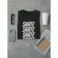 thumbnail image 3 of Creative Minimalistic Skateboard T-Shirt Men -Image by Shutterstock, Male 3X-Large, 3 of 4