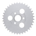 thumbnail image 2 of Piñón de motocicleta plateado Moto 420 Cadena 37t Piñón de diente para shamjiam 420 37T piñón de cadena trasero, 2 of 8