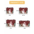 thumbnail image 7 of Large Induction Cooktop Protector Mat Red Plaid Christmas Stove Top Covers for Electric Stove, Snowman Gifts Xmas Tree Snowflake Winter Decorative Stove Burner Cover Mats, Glass Top Stove Cover, 7 of 7