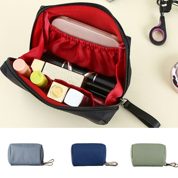 SPRING PARK Makeup Bag Cosmetic Bag Large Toiletry Bag Travel Bag Case Organizer for Women Storage Pouch