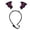 F Black, variant on Pet Halloween Headband, Glitter Purple Bat Wing Decor, 1 Pack Adjustable Safety Headwear for Cats Dogs, Halloween Party Costume Accessory for Pet Holiday Themed Dress Up Cosplay Photo Prop
