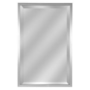 Beacon Hill Beveled Pewter Wall Mirror 19" x 29.5"