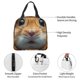 thumbnail image 4 of Fotbe Modern Yellow Sweater Guinea Pig Bolsa Térmica con Estampado y Forro de Aluminio Grueso Bolsa de Almuerzo con Bolsillo Frontal para Hombres y Mujeres, Ideal para Trabajo, Escuela, 4 of 8