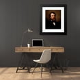 thumbnail image 4 of William Morris Hunt 20x24 Black Modern Framed Museum Art Print Titled - Portrait of Edward Wheelwright (1857), 4 of 5