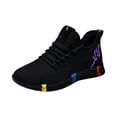 thumbnail image 2 of IEMIEMIEM Womens Orthopedic Shoes Arch Support Slip on Non Slip Golf Shoes Breathable Knitted Mesh Rose Stretch Server Shoes Comfortable 2026 New Orthopedic Shoes Purple 7 Wide, 2 of 3