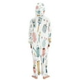 thumbnail image 3 of Vzayyk 4T-14Y Size Aviliable Cozy One-Piece Footless Sleeper Pajama Bees Flying Around Flower Pots, 3 of 8