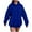 Blue, variant on Womens Oversized Hoodies Fleece Hooded Sweatshirts Casual Comfy Tops 2025 Fall Fashion Clothes with Pockets Pink, L