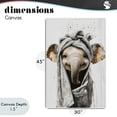 thumbnail image 4 of Stupell Industries Eclectic Squeaky Clean Elephant Canvas Art, 30 x 45, by Tina LeCour, 4 of 8