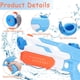 thumbnail image 3 of Pack de 2 pistolas de agua de juguete para piscinas de verano con alcance de 11 m, potente pistola de agua de largo alcance para piscinas al aire libre, jardines, playas, niños y adultos., 3 of 5