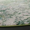 thumbnail image 3 of SAFAVIEH Madison Nita Abstract Area Rug, Green/Blue, 6'7" x 6'7" Round, 3 of 7