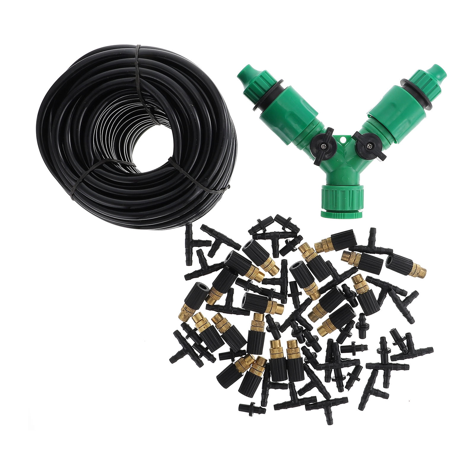 Masteelf  Garden Irrigation System Atomizing Nozzle Set Tubing Kit Atomizer