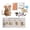 A #060, variant on Patchwork Mouse DIY Kit Handmade Sewing Craft Set with Floral Fabric Pattern & Instructions Complete Felt Stuffed Animal Creative Beginner-Friendly Hobby Project for Home Decor Gift Making