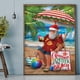thumbnail image 2 of Cuadros Decorativos 5D Navidad mosaico diamante pintura dibujo completo redondo taladro DIY arte artesanía JShteea  Nuevos Originales, 2 of 9
