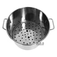 thumbnail image 4 of Stock Pot Stainless Steel 40QT Lid Steamer Pot Brew Vaporera Kettle Tamales New 10Ga, 4 of 7
