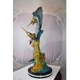 thumbnail image 5 of Nifao Set Of Intertwined Sailfish and Marlin Colored Bronze Statue – Home Decor Sculpture, 27"L x 20"W x 47"H, 5 of 11
