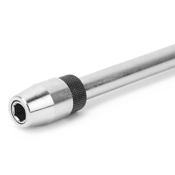 Portapuntas De Tornillo De Varilla, Acero Al Carbono Plateado Magnético, Vástago Hexagonal De 1/4 Pulgadas, Longitud De 300mm Para Taladro Eléctrico