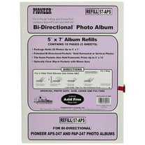 5x7 ABS Genuine Refill pages for Pioneer BI-DIRECTIONAL album - 5x7