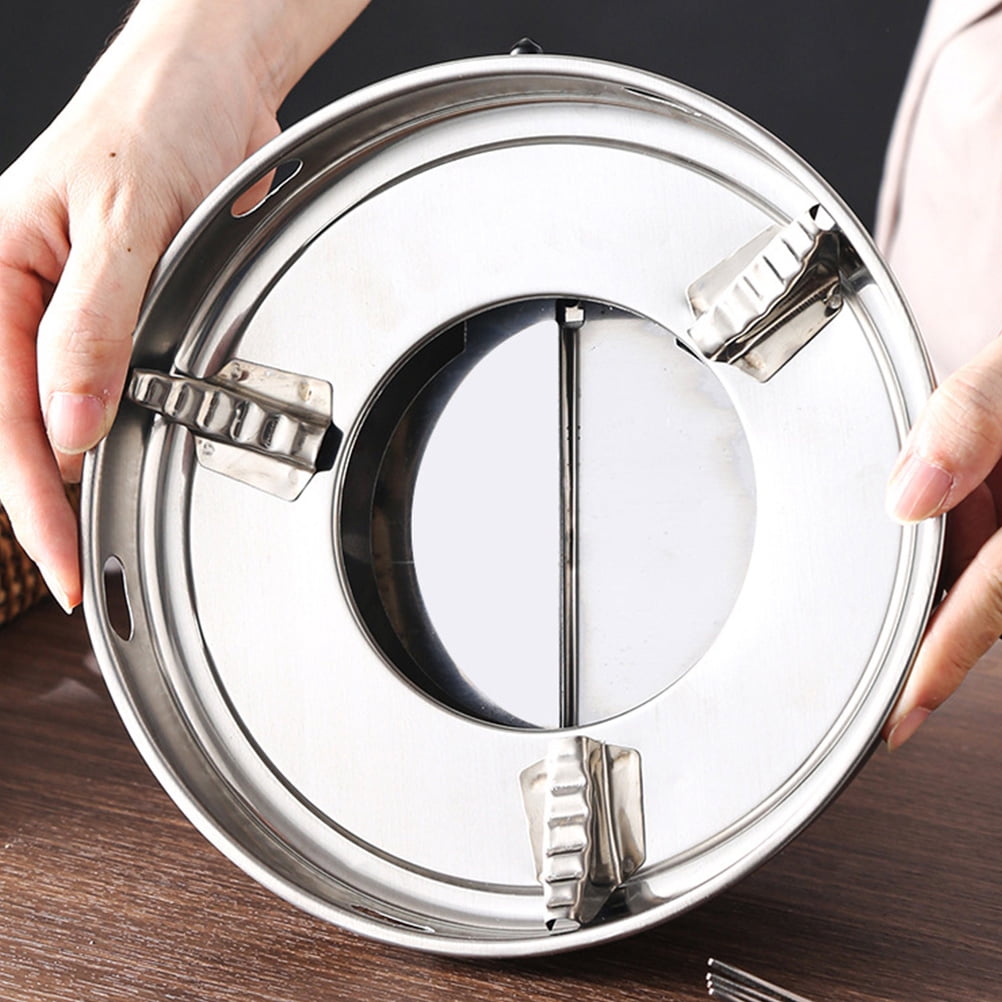 Stainless Steel Alcohol Stove Camping Stove Hotpot Stove Potable Alcohol Stove Windproof Stove