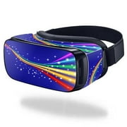 Skin Decal Wrap Compatible With Samsung Gear VR (Original) cover Sticker Design Rainbow Twist