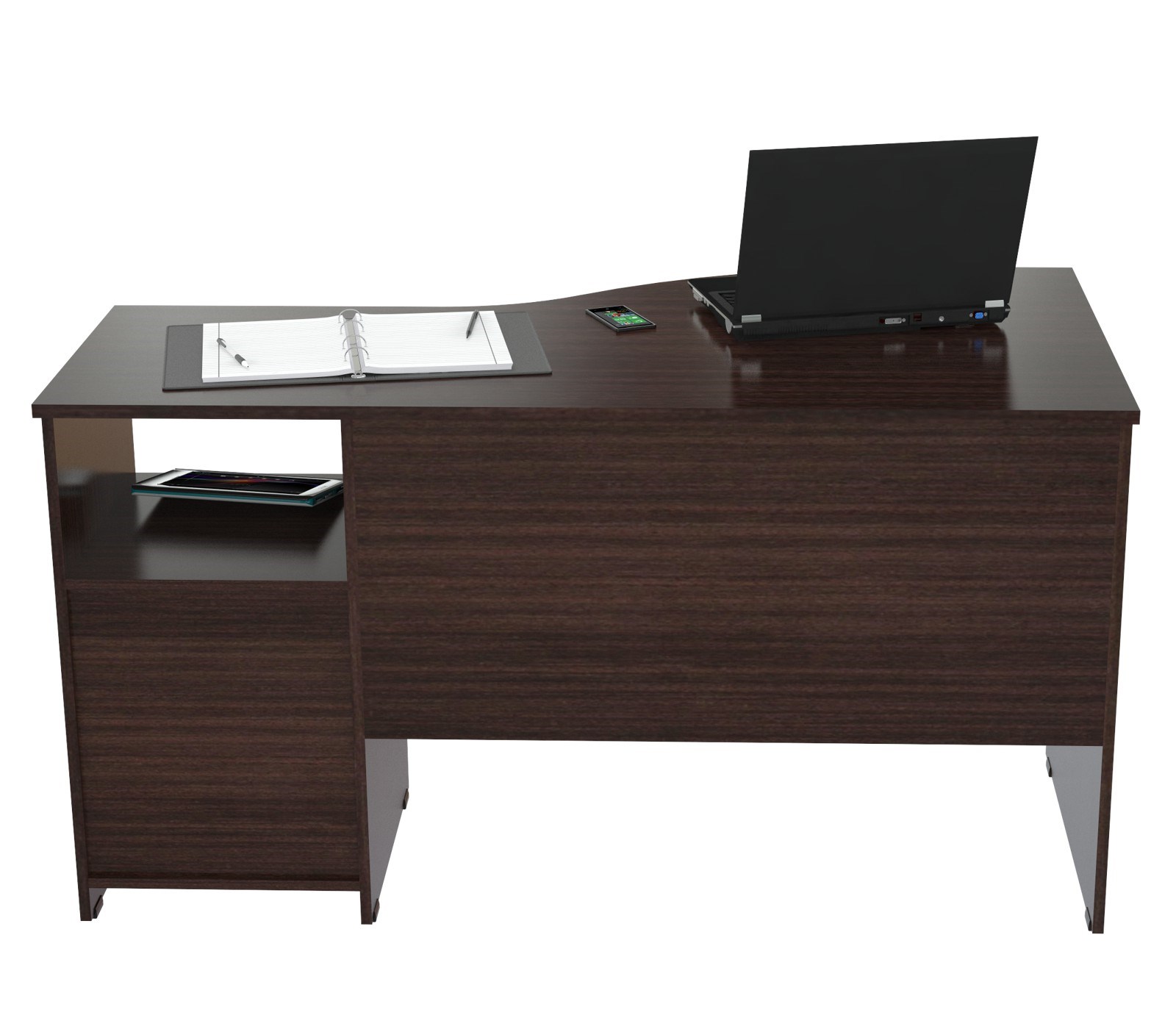 Curved Top Desk - Melamine /Engineered wood - Walmart.com - Walmart.com