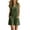 A1_Army Green#058, variant on Womens One Piece Cotton Romper Button Down V Neck Solid Tank Rompers Casual Summer Travel Vacation Loose Overalls with Pockets Pink,L