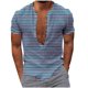 thumbnail image 1 of Camisas de Manga Larga para Hombres Impresión de Moda Casual Cuello Girado Abajo, Blusa Transpirable para Eventos Diarios, Deportivos Y Especiales, 1 of 5