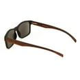 thumbnail image 3 of Men Modern Rectangular Tinted Reading SunGlasses - Wood Grain Temple Print Outdoor UV Protection Reader ZT114 +2.50, 3 of 4