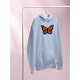 thumbnail image 3 of Monarch Butterfly Art Hoodie Women -Image by Shutterstock, Female XX-Large, 3 of 4