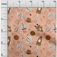 thumbnail image 2 of oneOone Cotton Flex Dusty Rose Fabric Galaxy Quilting Supplies Print Sewing Fabric By The Yard 40 Inch Wide, 2 of 5