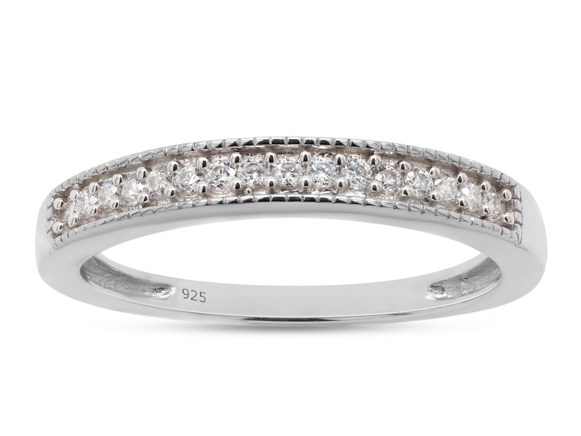 2ct round vvs diamond eternity wedding fine ring 14k white gold over women band 