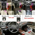 thumbnail image 2 of Mduoduo 1set Car Interior Trim Black Cover STICKER For Mercedes-Benz Class E W212 5D Carbon Fiber Interior Trim Decals Interior Moulding Car Accessories, 2 of 9