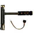 thumbnail image 1 of M.2 NVMe PCIe 4.0 x4 Adapter Cable with Gold-Plated Contacts Amphenol Gen 4 Connector for Multiple Devices, 1 of 3