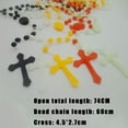 thumbnail image 4 of For Men and Women Jewelry Plastic Rosary Necklace Necklace Luminous Cross Religious WHITE, 4 of 8