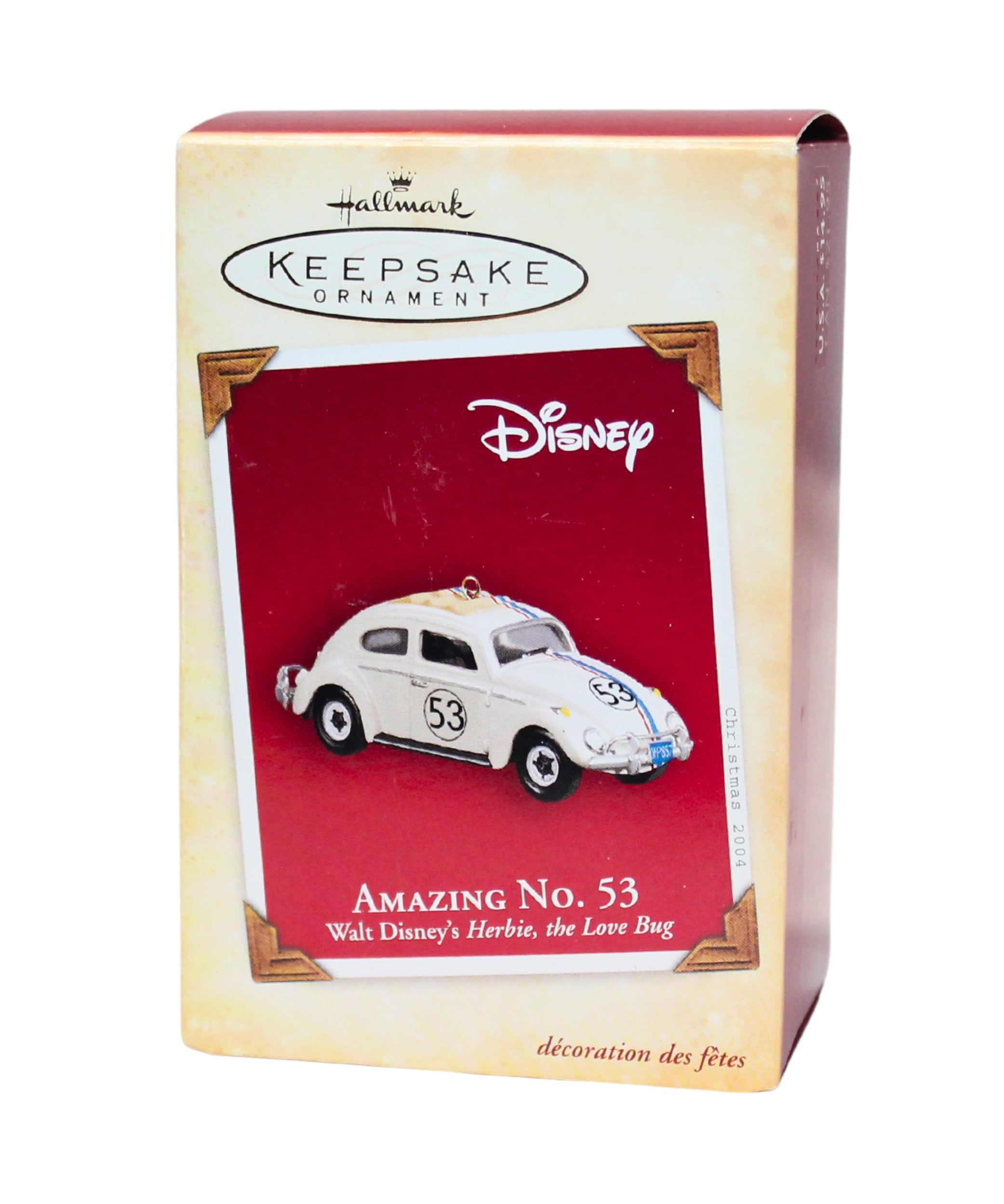 Herbie the Love Bug VW Volkswagen Beetle Christmas Ornament