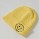 thumbnail image 1 of Gorro de punto para niños, para padres e hijos, otoño e invierno, nuevo gorro coreano lindo bordado de lana con sonrisa para niños y niñas, 1 of 6