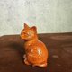 thumbnail image 1 of Ebony wood carved cat figurine, new Chinese style solid wood animal cute kitten home living room desktop decoration craft., 1 of 4