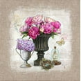thumbnail image 2 of Barrett, Chad 26x26 Gold Ornate Wood Framed with Double Matting Museum Art Print Titled - Vintage Estate Florals 1, 2 of 4