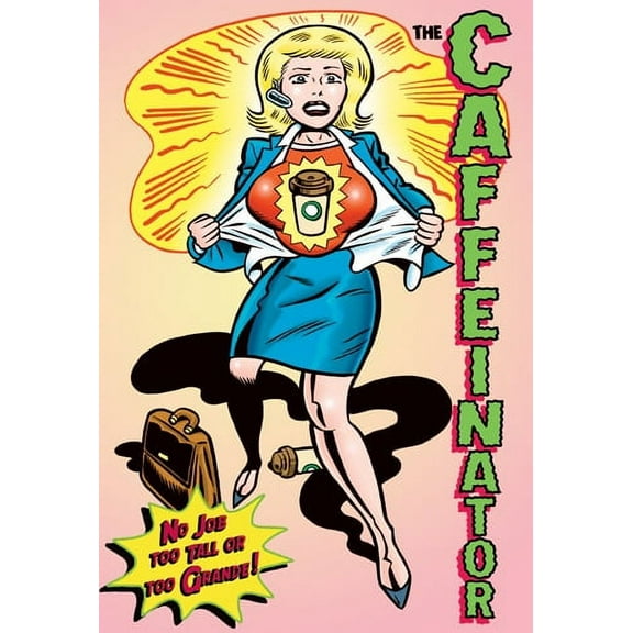 Nobleworks Caffeinator Funny / Humorous Dan Collins Birthday Card
