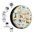 thumbnail image 5 of Easygdp Dogs Funny Pets Wheel Sun Guard, Spare Tire Cover,Universal Trailer Suv Truck Camper Travel,Easy To Install And Remove -17 Inch, 5 of 9