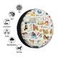 thumbnail image 4 of Fotbe Dogs Funny Pets Funda de Llanta de Repuesto con Estampado, Engrosada, Ajuste Universal para Jeep, Remolque, RV, SUV, Camión-15 inch, 4 of 6