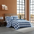 thumbnail image 4 of Wrangler Flagstaff Check Blue Full Queen Quilt Set, 4 of 14