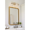 thumbnail image 5 of Kenroy Home Delgado 21'' Vanity Light 3-Light Wall Light Fixture Transitional Table Light Fixture for Bathroom, Hallway, or Office, Antique Brass, 5 of 7