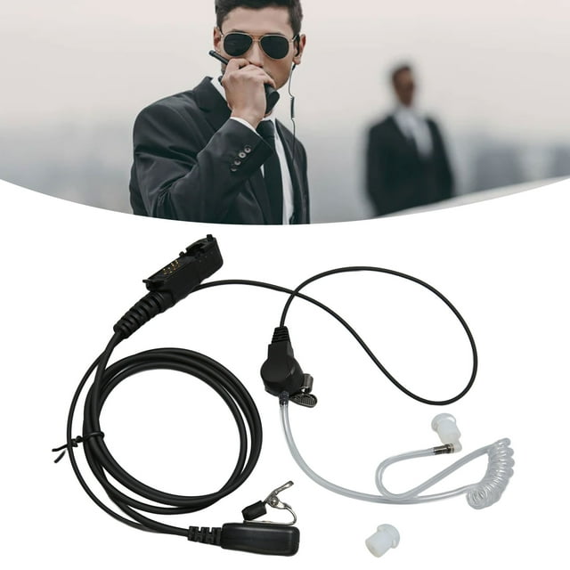 Talkie Headset, Ergonomic Design Hands Free Two Way Earpiece Noise Reduction Clear Sound For XPR3500e For XPR3500 For XPR3300