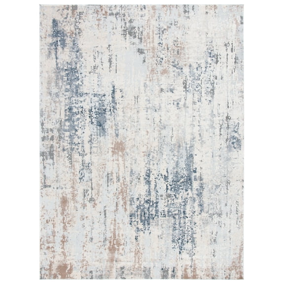 SAFAVIEH Invista Dulcibella Abstract Area Rug, Cream/Grey, 9' x 12'