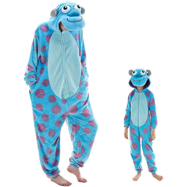 Snug Fit Unisex Adulto Onesie Pijamas, Franela Cosplay Animal Una Pieza Disfraz De Halloween Ropa De Dormir Ropa De Hogar