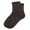 Brown, variant on Sparkly Women's Novelty Glitter Ankle Socks Casual Ladies Bright Retro Sock