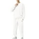thumbnail image 2 of Yaoyar Men's Tracksuit Solid Color 2 Piece Long Sleeve Pullover Jogging Tracksuit Athletic running Casual Sportswear, 2 of 3